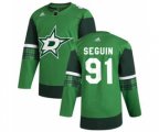 Dallas Stars #91 Tyler Seguin 2020 St. Patrick's Day Stitched Hockey Jersey Green