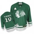 Chicago Blackhawks #19 Jonathan Toews Premier Green St Patty's Day NHL Jersey