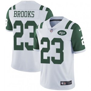New York Jets #23 Terrence Brooks White Vapor Untouchable Limited Player NFL Jersey