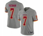 Washington Redskins #7 Joe Theismann Limited Gray Inverted Legend Football Jersey