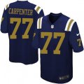 New York Jets #77 James Carpenter Limited Navy Blue Alternate NFL Jersey