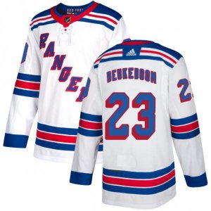 New York Rangers #23 Jeff Beukeboom Authentic White Away NHL Jersey