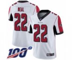 Atlanta Falcons #22 Keanu Neal White Vapor Untouchable Limited Player 100th Season Football Jersey
