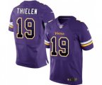 Minnesota Vikings #19 Adam Thielen Elite Purple Home Drift Fashion Football Jersey