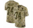 Oakland Raiders #74 Kolton Miller Limited Camo 2018 Salute to Service Football Jersey