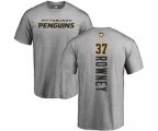 NHL Adidas Pittsburgh Penguins #37 Carter Rowney Ash Backer T-Shirt