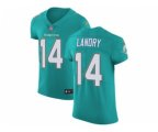 Miami Dolphins #14 Jarvis Landry Aqua Green Team Color Stitched NFL Vapor Untouchable Elite Jersey