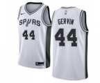 San Antonio Spurs #44 George Gervin Swingman White Home NBA Jersey - Association Edition