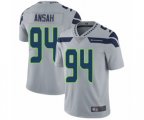 Seattle Seahawks #94 Ezekiel Ansah Grey Alternate Vapor Untouchable Limited Player Football Jersey