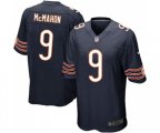 Chicago Bears #9 Jim McMahon Game Navy Blue Team Color Football Jersey