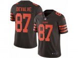 Cleveland Browns #87 Seth DeValve Limited Brown Rush Vapor Untouchable NFL Jersey