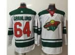 Minnesota Wild #64 Mikael Granlund White Road Authentic Stitched NHL Jersey