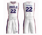 Philadelphia 76ers #22 Mattise Thybulle Swingman White Basketball Suit Jersey - Association Edition