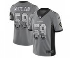 Oakland Raiders #59 Tahir Whitehead Limited Gray Rush Drift Fashion Football Jersey