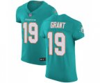 Miami Dolphins #19 Jakeem Grant Aqua Green Team Color Vapor Untouchable Elite Player Football Jersey