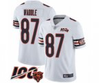 Chicago Bears #87 Tom Waddle White Vapor Untouchable Limited Player 100th Season Football Jersey