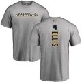 Nashville Predators #4 Ryan Ellis Ash Backer T-Shirt