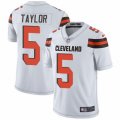 Cleveland Browns #5 Tyrod Taylor White Vapor Untouchable Limited Player NFL Jersey