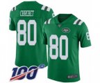 New York Jets #80 Wayne Chrebet Limited Green Rush Vapor Untouchable 100th Season Football Jersey