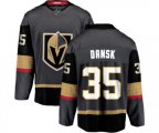 Vegas Golden Knights #35 Oscar Dansk Authentic Black Home Fanatics Branded Breakaway NHL Jersey