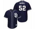 San Diego Padres Andres Munoz Replica Navy Blue Alternate 1 Cool Base Baseball Player Jersey