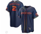 Houston Astros #2 Alex Bregman Navy City Edition 2022 Game Stitched Baseball Jersey