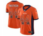 Chicago Bears #44 Nick Kwiatkoski Limited Orange Rush Drift Fashion NFL Jersey