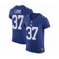 New York Giants #37 Julian Love Royal Blue Team Color Vapor Untouchable Elite Player Football Jersey