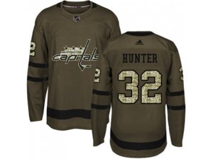 Washington Capitals #32 Dale Hunter Green Salute to Service Stitched NHL Jersey