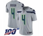 Seattle Seahawks #4 Michael Dickson Grey Alternate Vapor Untouchable Limited Player 100th Season Football Jersey