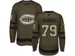 Montreal Canadiens #79 Andrei Markov Green Salute to Service Stitched NHL Jersey