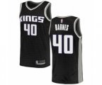 Sacramento Kings #40 Harrison Barnes Swingman Black Basketball Jersey Statement Edition