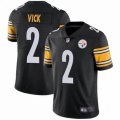 Pittsburgh Steelers #2 Michael Vick Black Nike Draft Vapor Limited Jersey