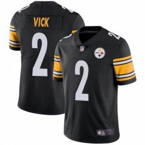 Pittsburgh Steelers #2 Michael Vick Black Nike Draft Vapor Limited Jersey