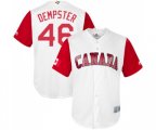 Canada Baseball #46 Ryan Dempster White 2017 World Baseball Classic Replica Team Jersey