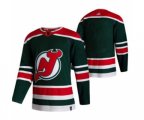 New Jersey Devils Blank Green 2020-21 Reverse Retro Alternate Hockey Jersey