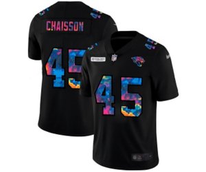 Jacksonville Jaguars #45 K\'Lavon Chaisson Multi-Color Black 2020 NFL Crucial Catch Vapor Untouchable Limited Jersey
