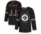 Winnipeg Jets #33 Dustin Byfuglien Black USA Flag Limited Hockey Jersey
