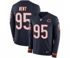 Chicago Bears #95 Richard Dent Limited Navy Blue Therma Long Sleeve NFL Jersey