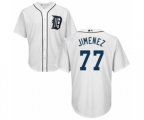 Detroit Tigers #77 Joe Jimenez Replica White Home Cool Base MLB Jersey