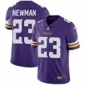 Minnesota Vikings #23 Terence Newman Purple Team Color Vapor Untouchable Limited Player NFL Jersey