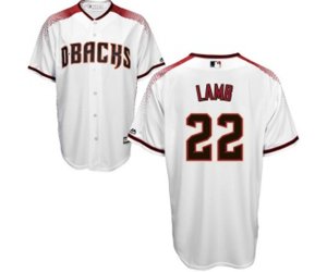 Arizona Diamondbacks #22 Jake Lamb Replica White Home Cool Base Baseball Jersey
