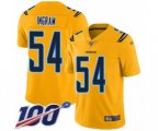 Los Angeles Chargers #54 Melvin Ingram Limited Gold Inverted Legend 100th Season Football Jersey