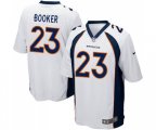 Denver Broncos #23 Devontae Booker Game White Football Jersey