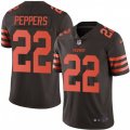 Cleveland Browns #22 Jabrill Peppers Limited Brown Rush Vapor Untouchable NFL Jersey