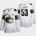 Vancouver Canucks #53 Bo Horvat Adidas White Golden Edition Limited Stitched NHL Jersey