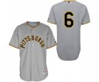 Pittsburgh Pirates #6 Starling Marte Authentic Grey 1953 Turn Back The Clock Baseball Jersey