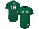 Boston Red Sox #19 Fred Lynn Green Celtic Flexbase Authentic Collection MLB Jersey