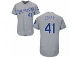 Kansas City Royals #41 Danny Duffy Grey Flexbase Authentic Collection MLB Jersey