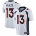 Denver Broncos #13 KJ Hamler White Stitched Vapor Untouchable Limited Jersey